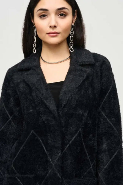 NOTCHED COLLAR COAT - 233951JR JACKET