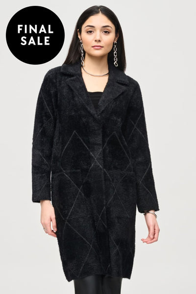 NOTCHED COLLAR COAT - 233951JR JACKET