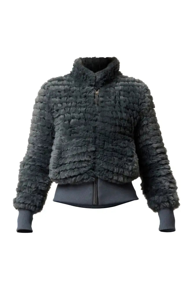 NOVELLA FAUX JACKET - OW5904 8 / CHARCOAL JACKET