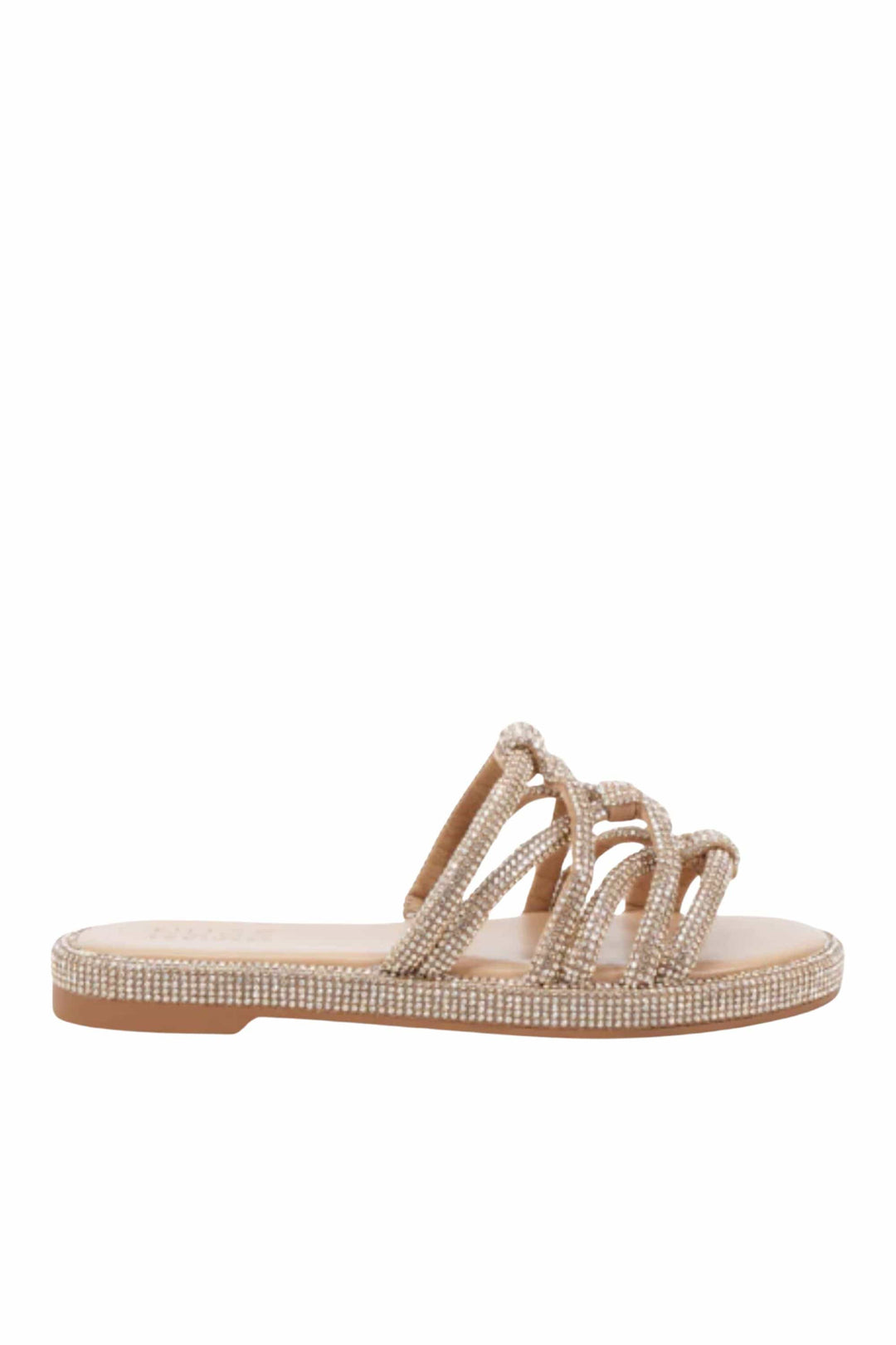 NUDE FOOTWEAR SHOES 37 / GOLD SOMMER SPARKLY SANDAL