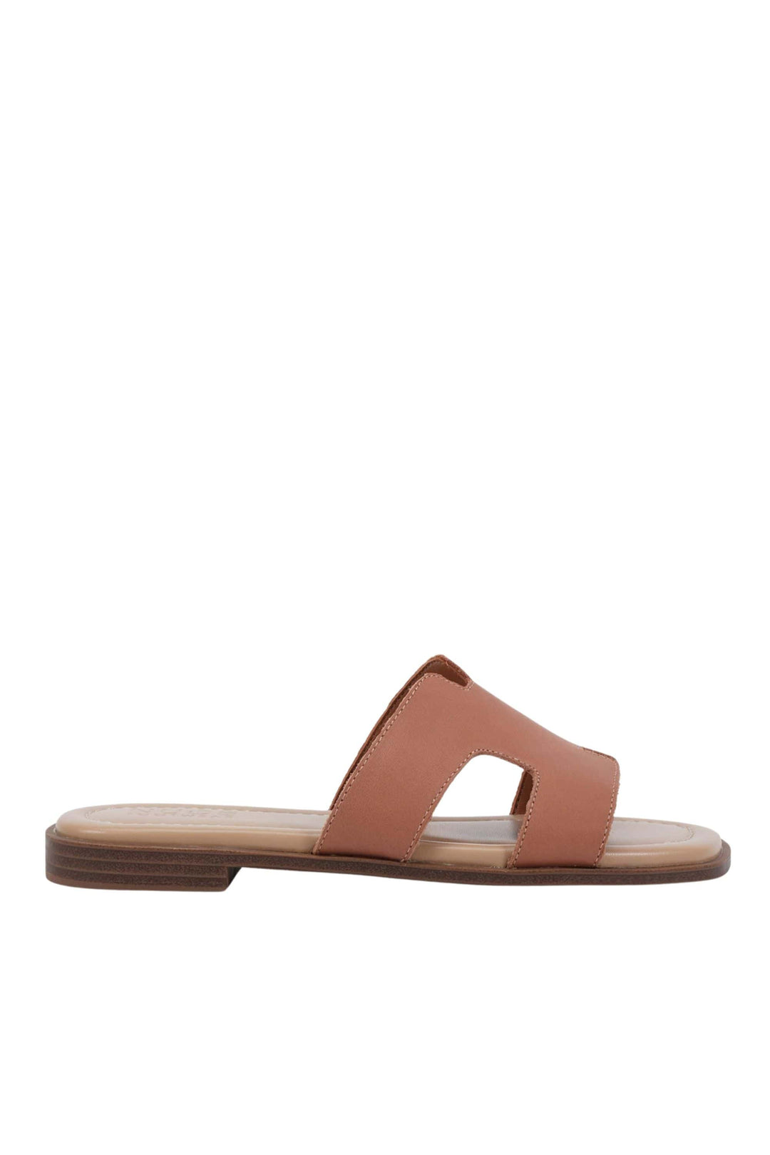 NUDE FOOTWEAR SHOES 37 / TAN DELTA SLIDE