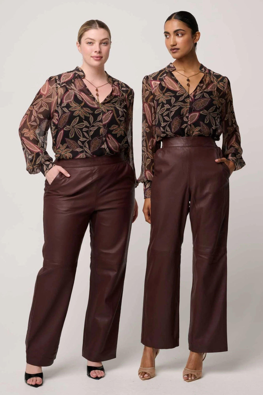 ONCE WAS BLOUSE FREYA SHEER EMBELLISHED BLOUSE - OW22122