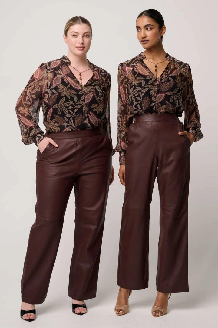 ONCE WAS BLOUSE FREYA SHEER EMBELLISHED BLOUSE - OW22122