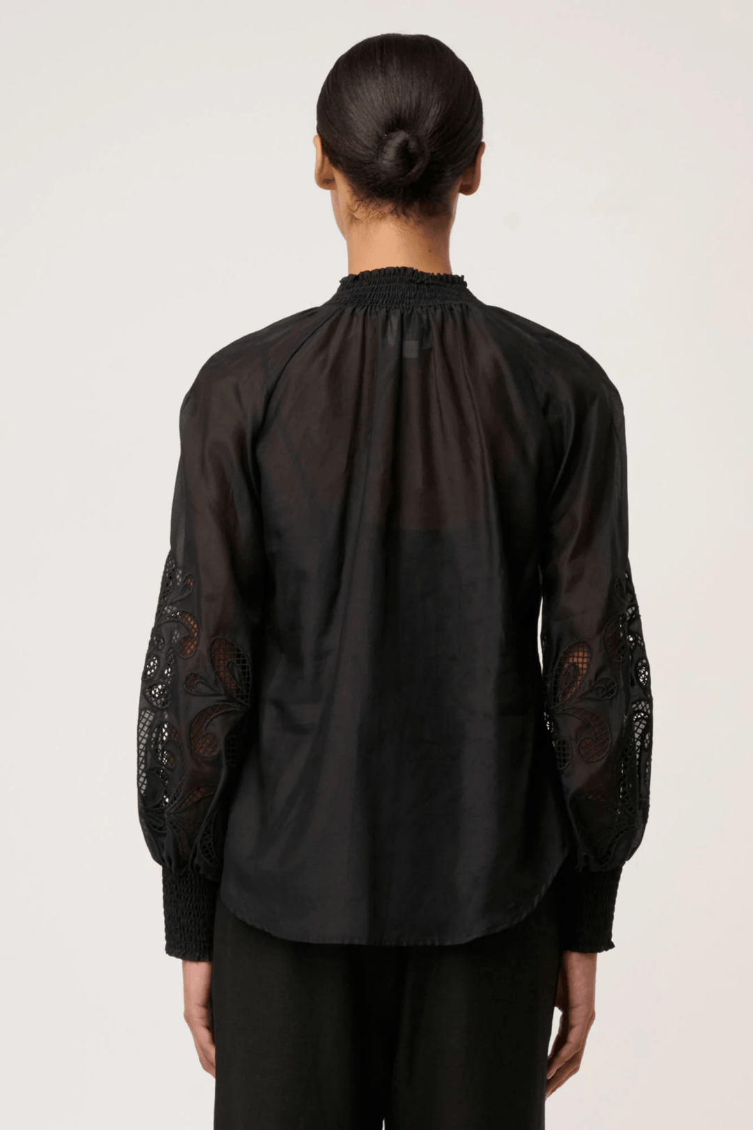 ONCE WAS BLOUSE SIMONA EMBROIDERED BLOUSE - OW22110