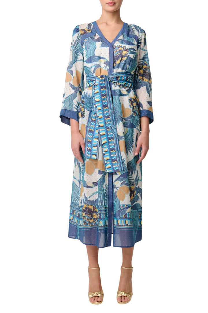 ONCE WAS DRESS 8 / TUKANO KIMONA COAT DRESS - OW41819