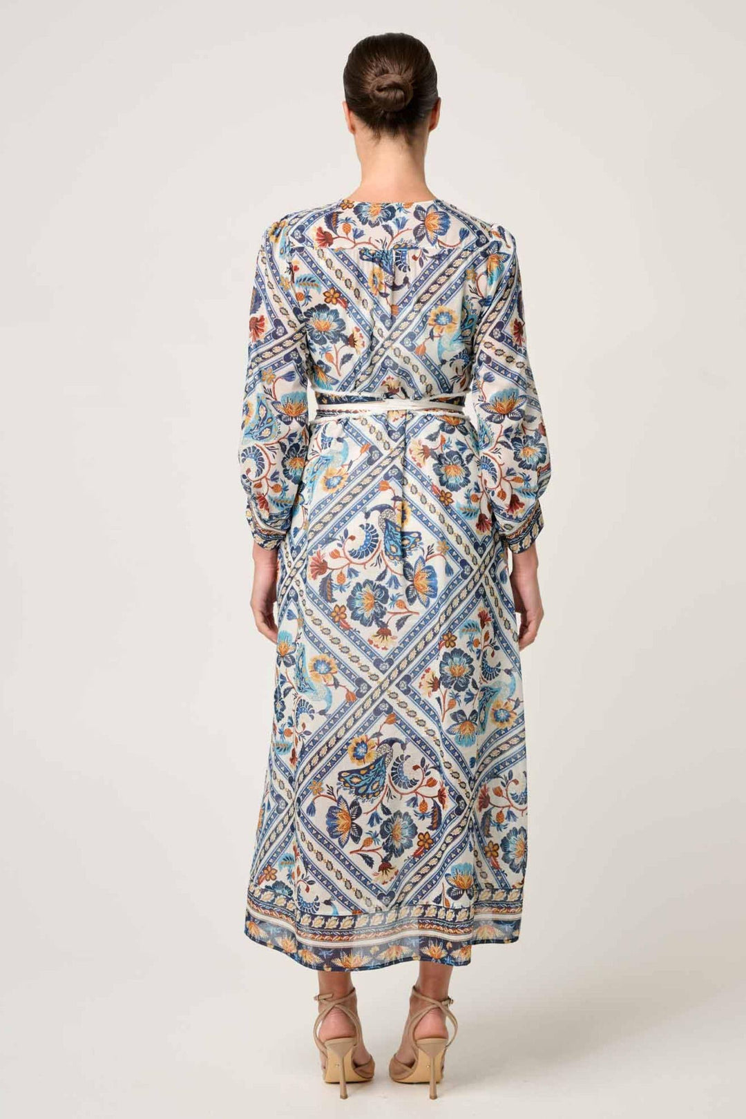 ONCE WAS DRESS ALEXIS CONTRAST TRIM DRESS - OW42005