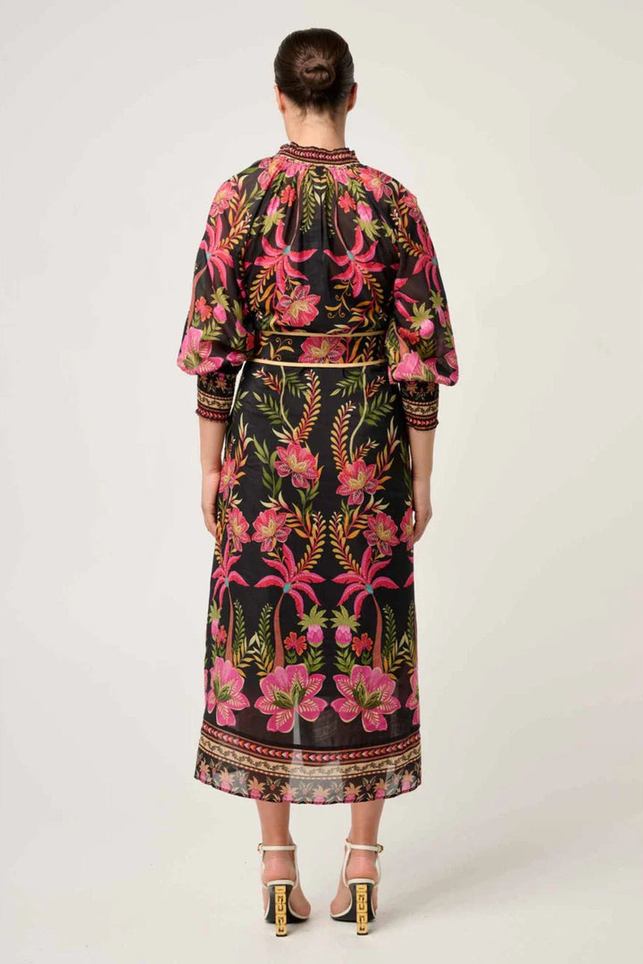ONCE WAS DRESS CARMEN SILK COTTON DRESS - OW41905