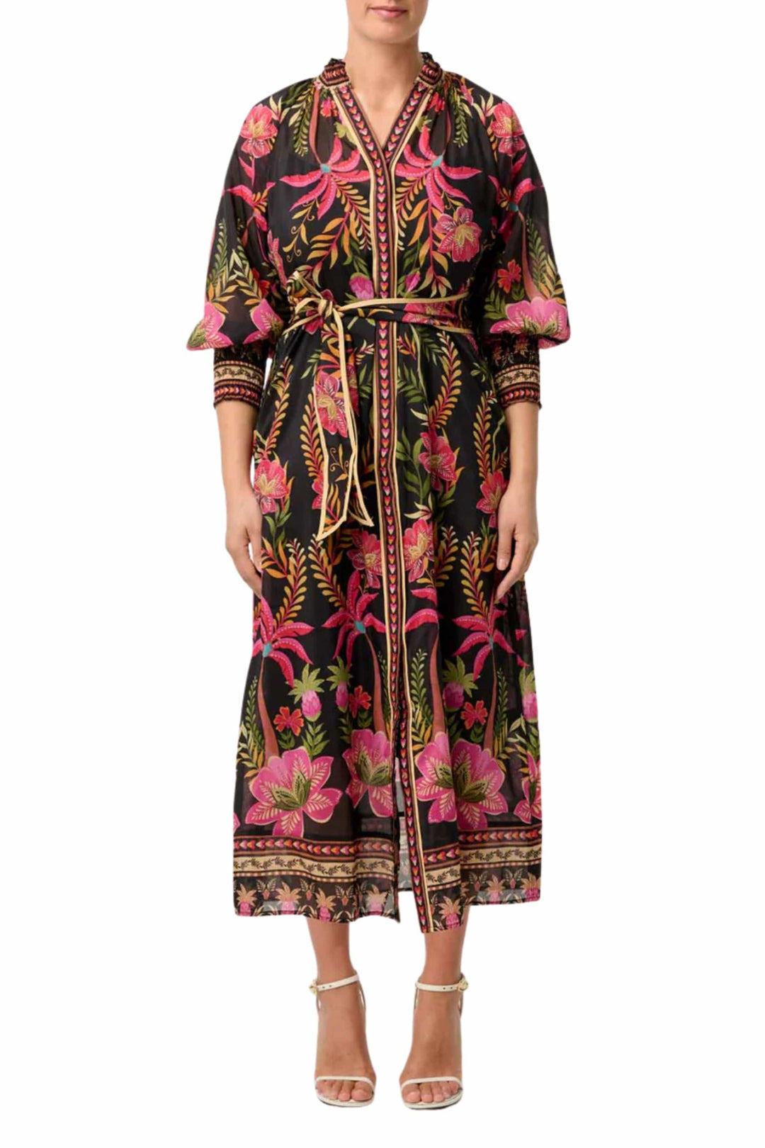 ONCE WAS DRESS CARMEN SILK COTTON DRESS - OW41905