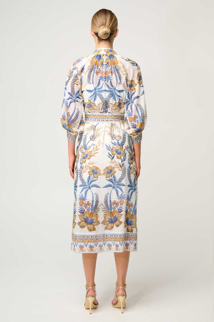 ONCE WAS DRESS CARMEN SILK COTTON DRESS - OW42026