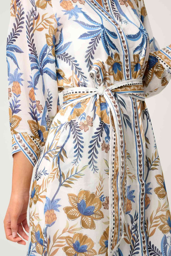 ONCE WAS DRESS CARMEN SILK COTTON DRESS - OW42026