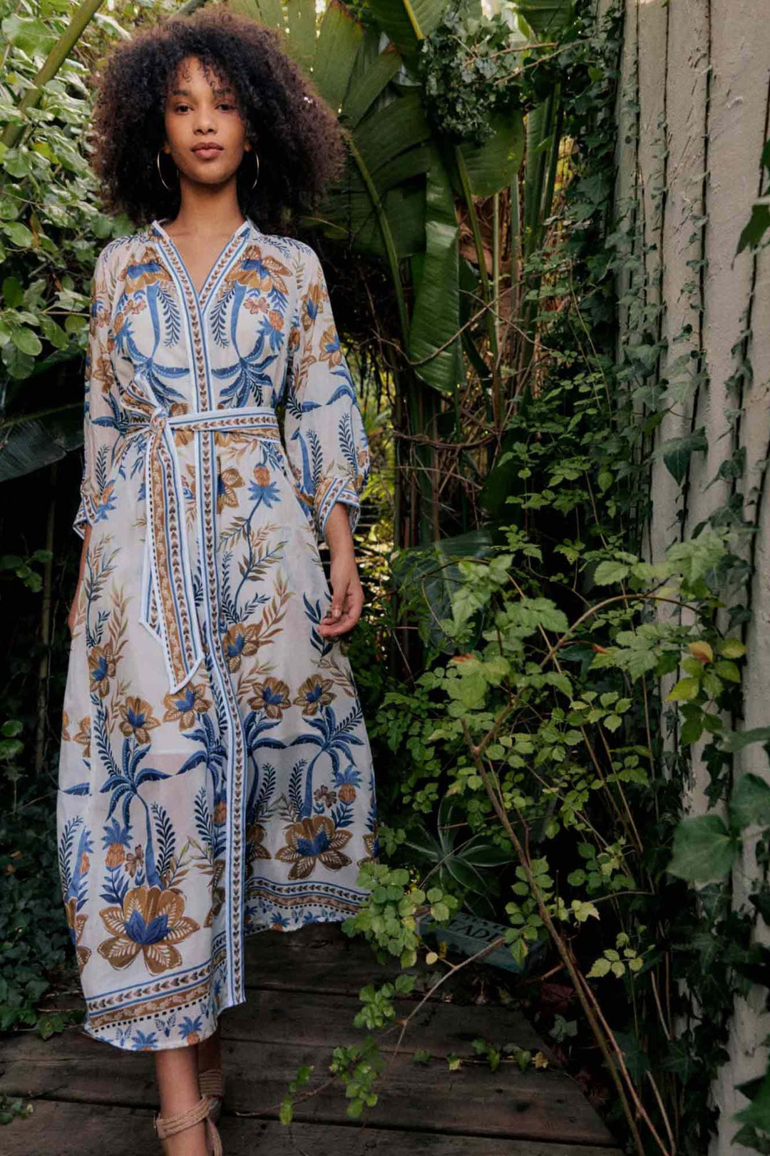ONCE WAS DRESS CARMEN SILK COTTON DRESS - OW42026