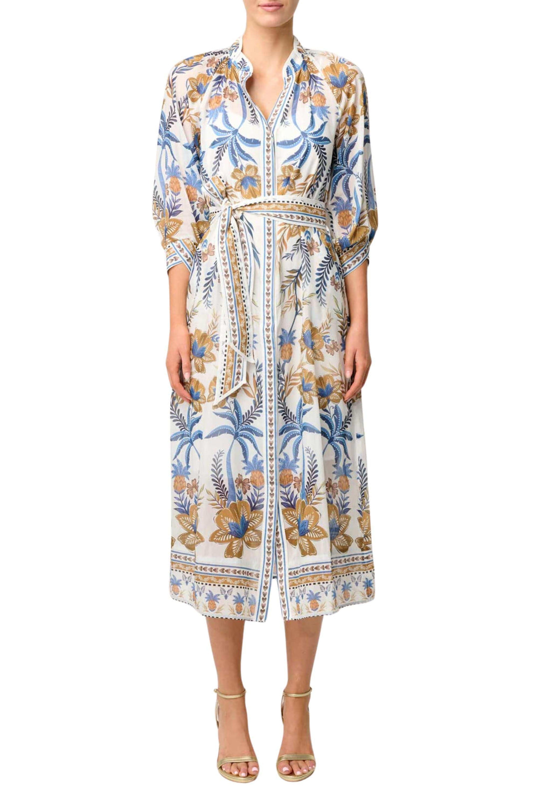 ONCE WAS DRESS CARMEN SILK COTTON DRESS - OW42026