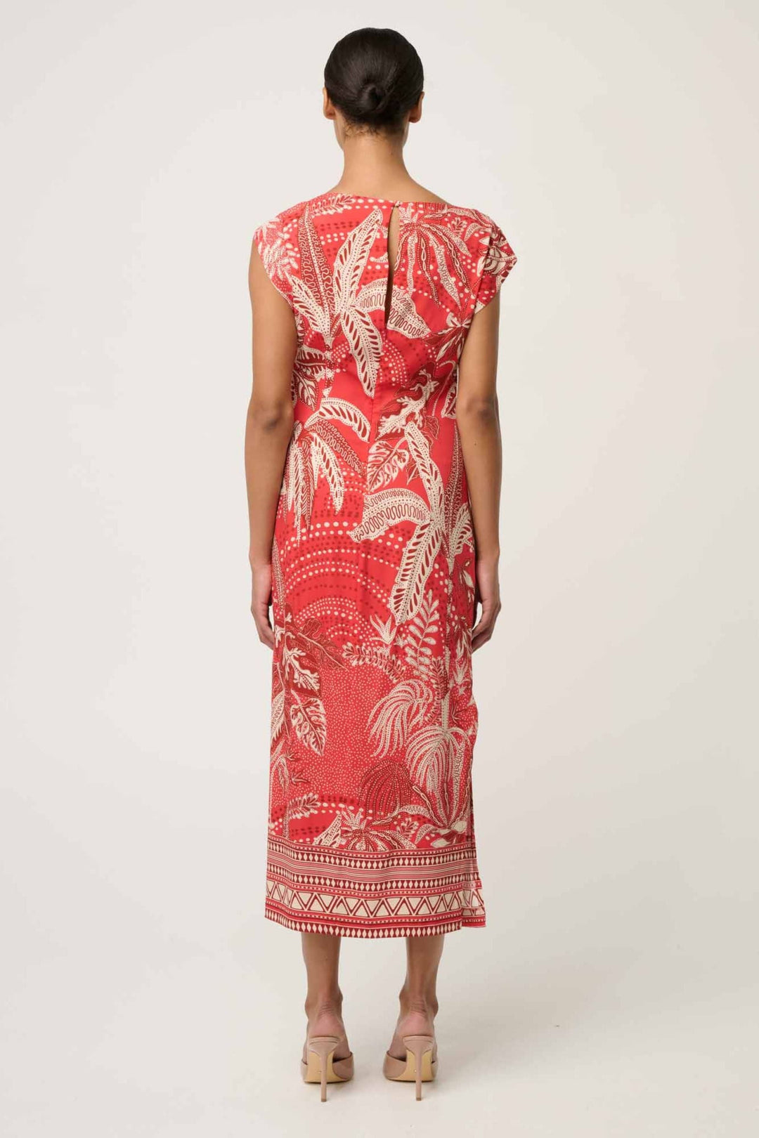 ONCE WAS DRESS CUPRO COLUMN DRESS - OW42107