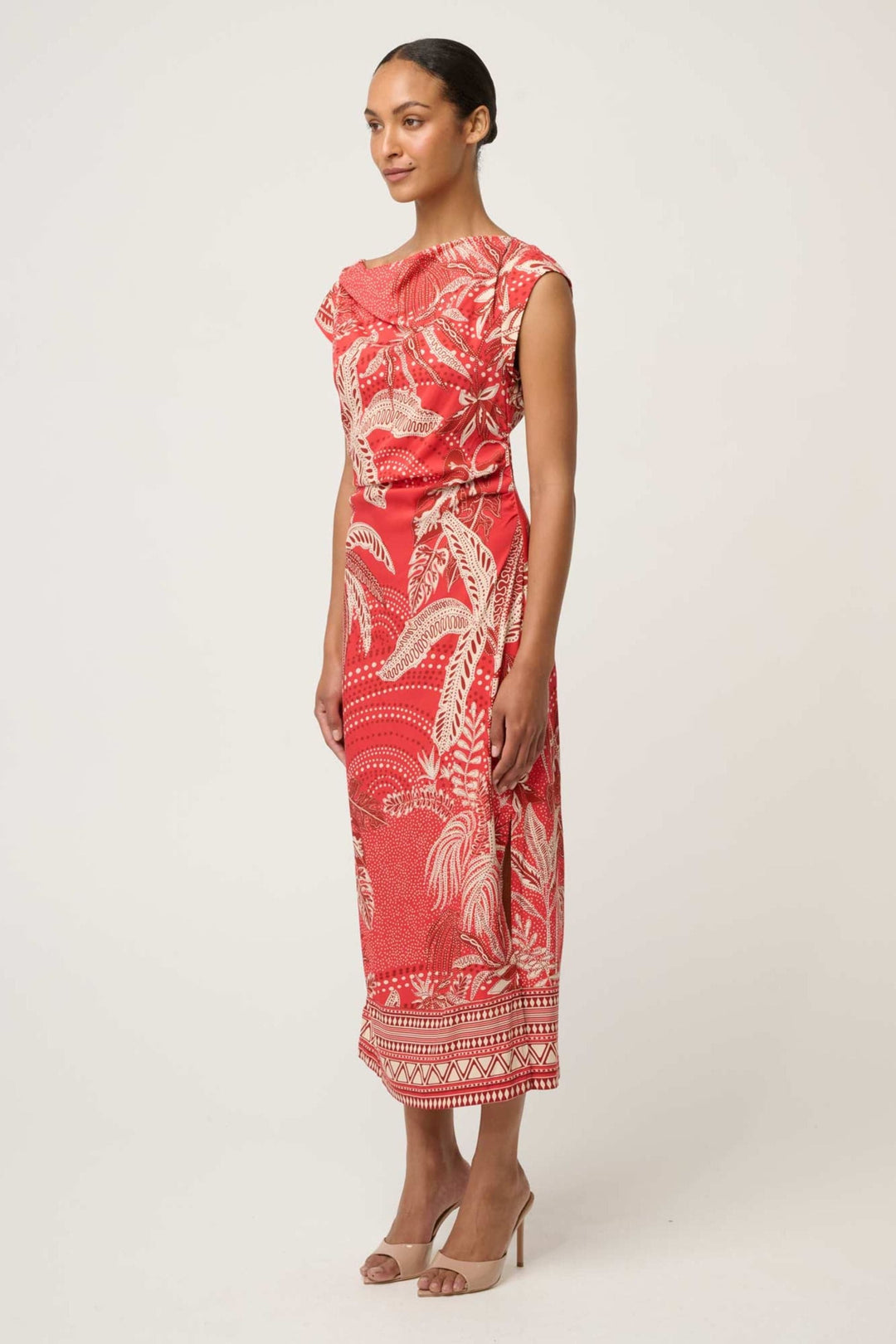 ONCE WAS DRESS CUPRO COLUMN DRESS - OW42107