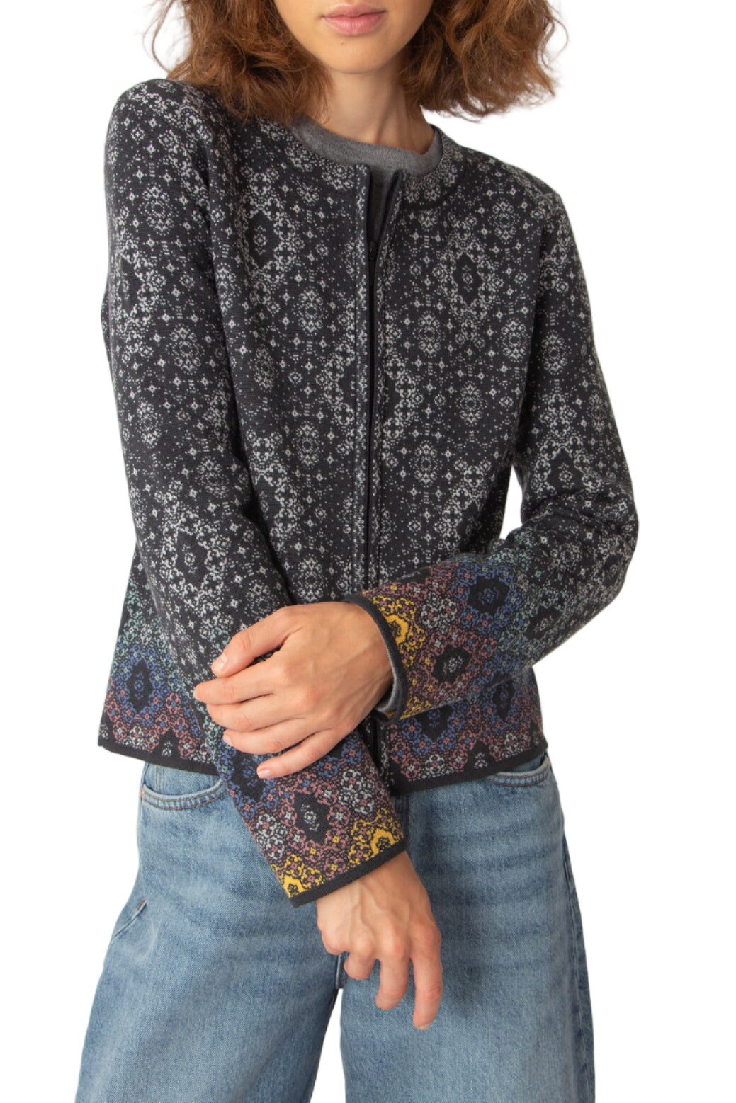 ZIP CARDIGAN - 242722