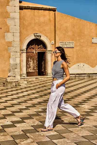 PALAZZO SHELL TOP - F538284 TOP