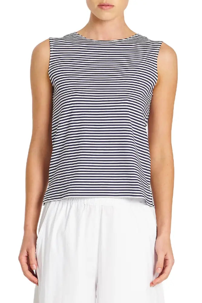 PALAZZO SHELL TOP - F538284 8 / MARINE TOP