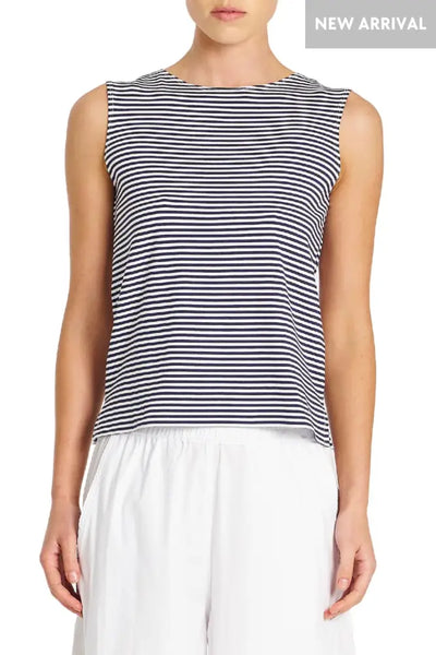 PALAZZO SHELL TOP - F538284 8 / MARINE TOP