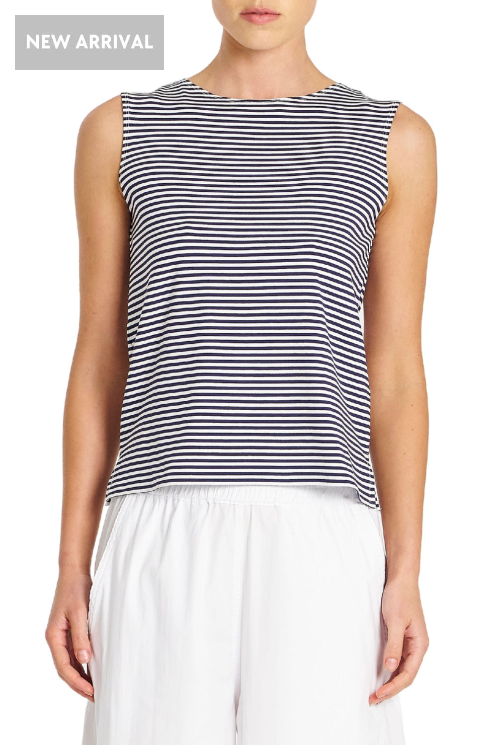 PALAZZO SHELL TOP - F538284 8 / MARINE TOP