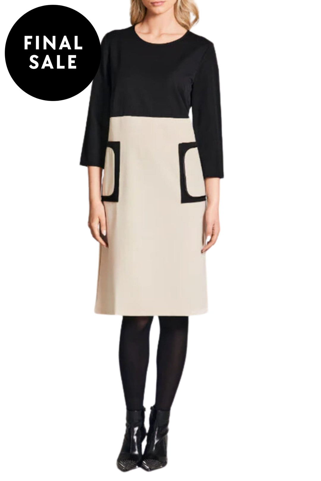 PERUZZI DRESS PATCH POCKET DRESS - W24154