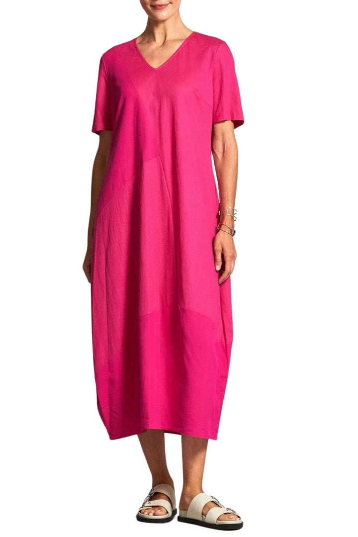 PERUZZI DRESS 8 / FUSCHIA TWO TONE DRESS - S25188