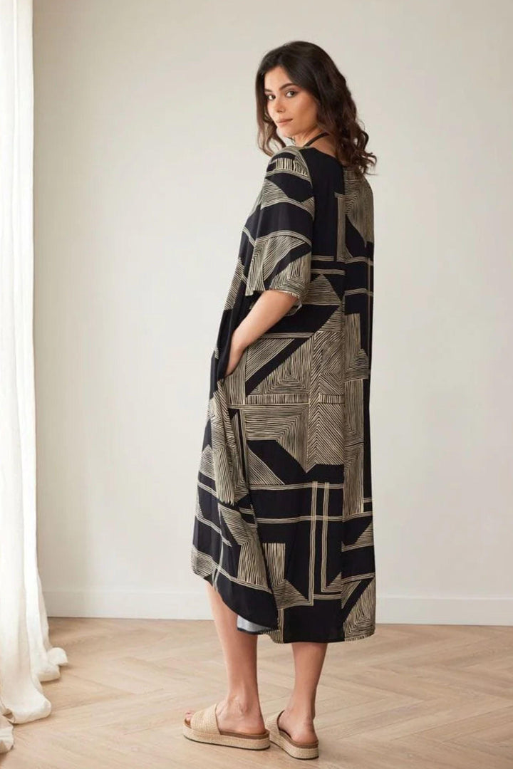 PERUZZI DRESS GEO PRINT DRESS - S26520