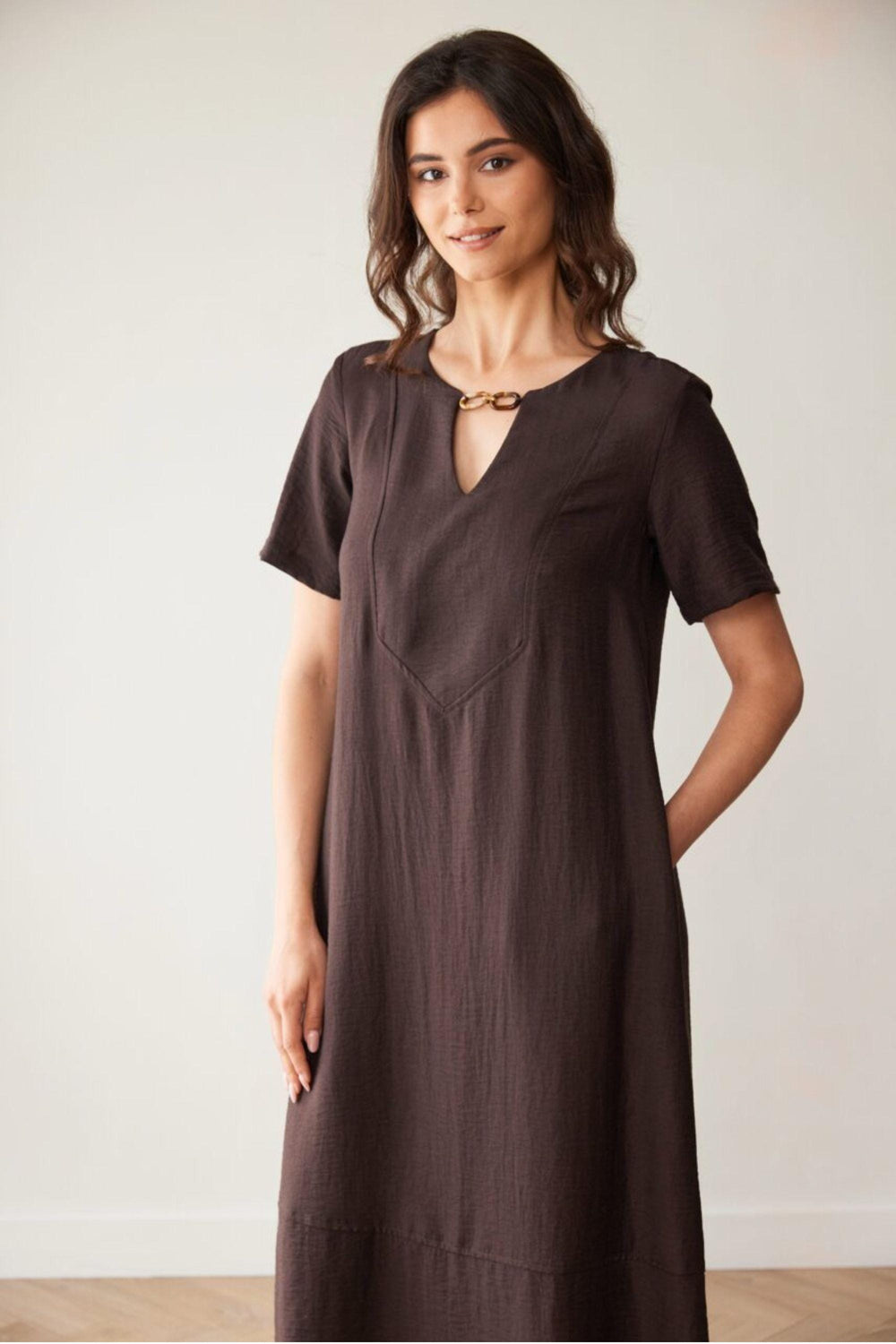 PERUZZI DRESS LONGLINE DRESS - S26135
