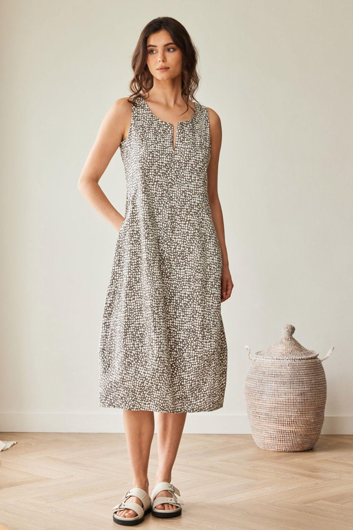 PERUZZI DRESS S/LESS PRINT DRESS - S26511