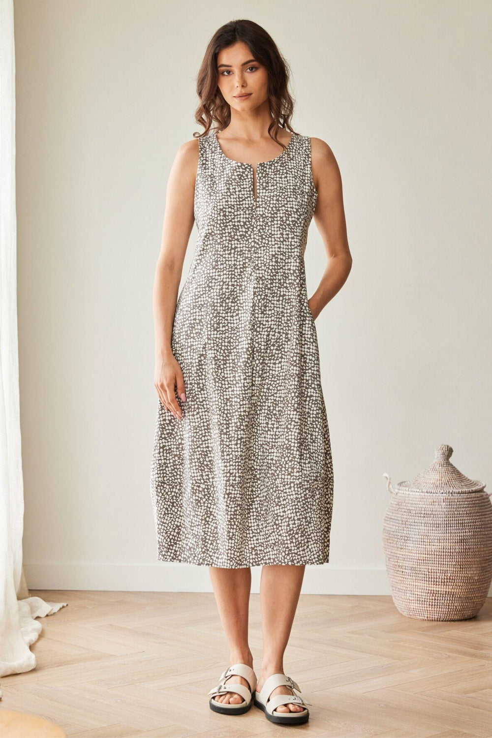 PERUZZI DRESS S/LESS PRINT DRESS - S26511