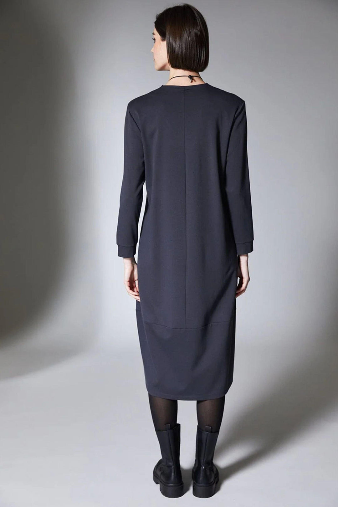 PERUZZI DRESS SILVER STRIPE DRESS - W25134