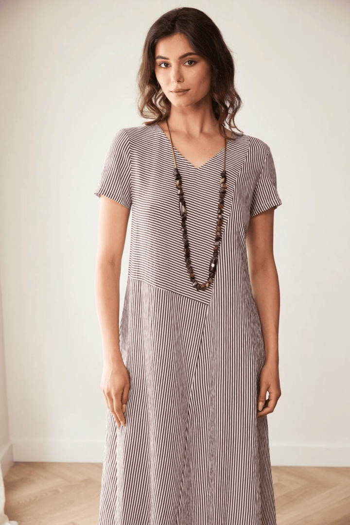 PERUZZI DRESS STRIPE DRESS - S26200