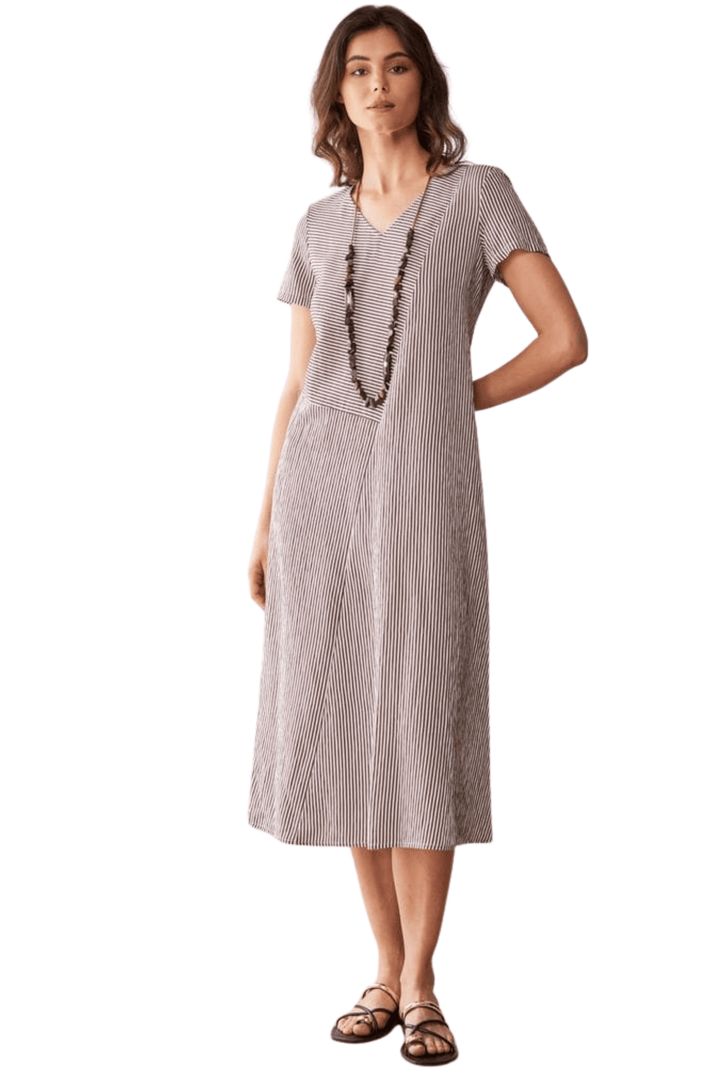 PERUZZI DRESS STRIPE DRESS - S26200