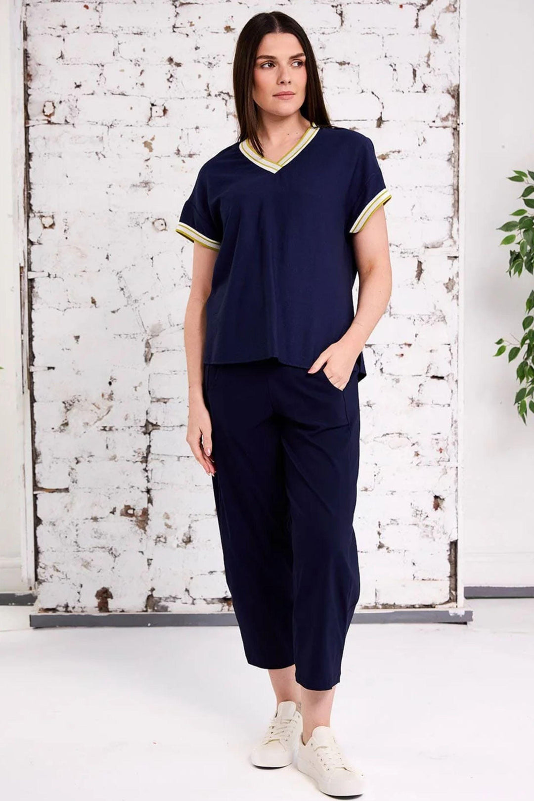 PERUZZI PANTS CLASSIC SLOUCH PANT - S26503L