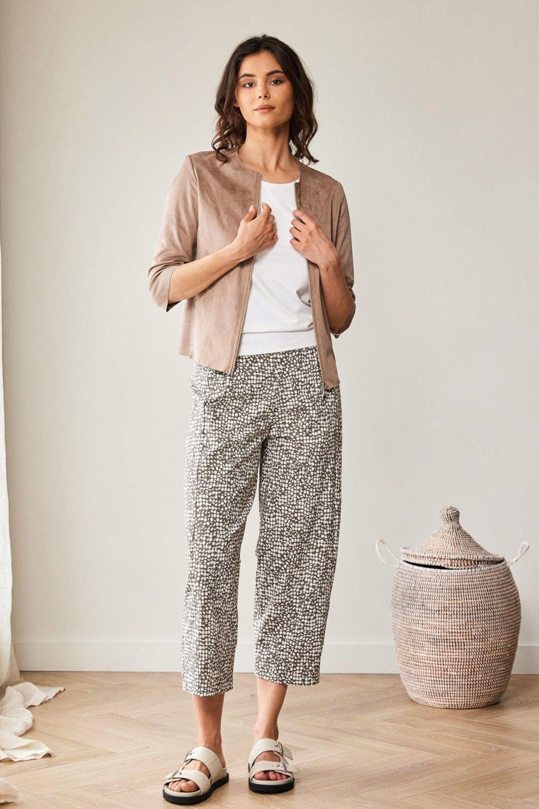 PERUZZI PANTS PRINT SLOUCH TROUSERS - S26512
