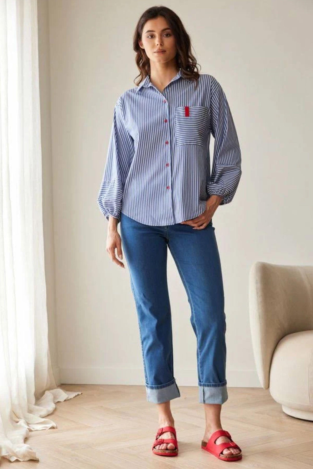 PERUZZI SHIRT STRIPE SHIRT - S26126