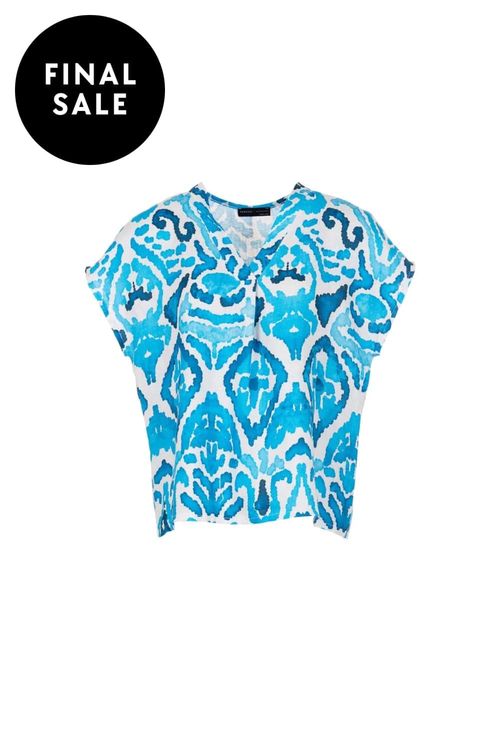 PERUZZI TOP LINEN TOP - S24149