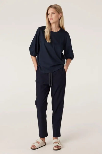 PIMA LANTERN SLEEVE TOP - CSC1084 TOP