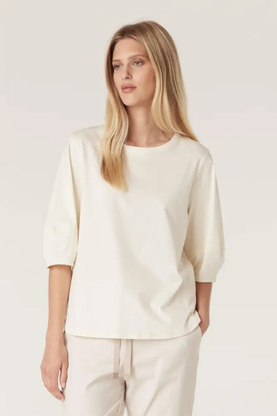 PIMA LANTERN SLEEVE TOP - CSC1084 TOP