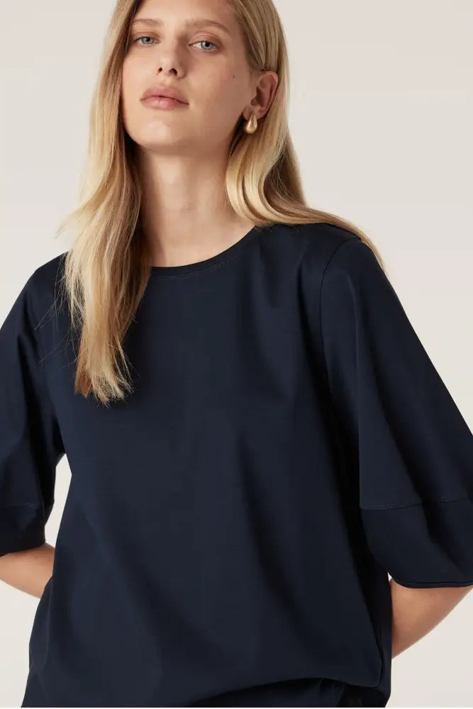 PIMA LANTERN SLEEVE TOP - CSC1084 TOP