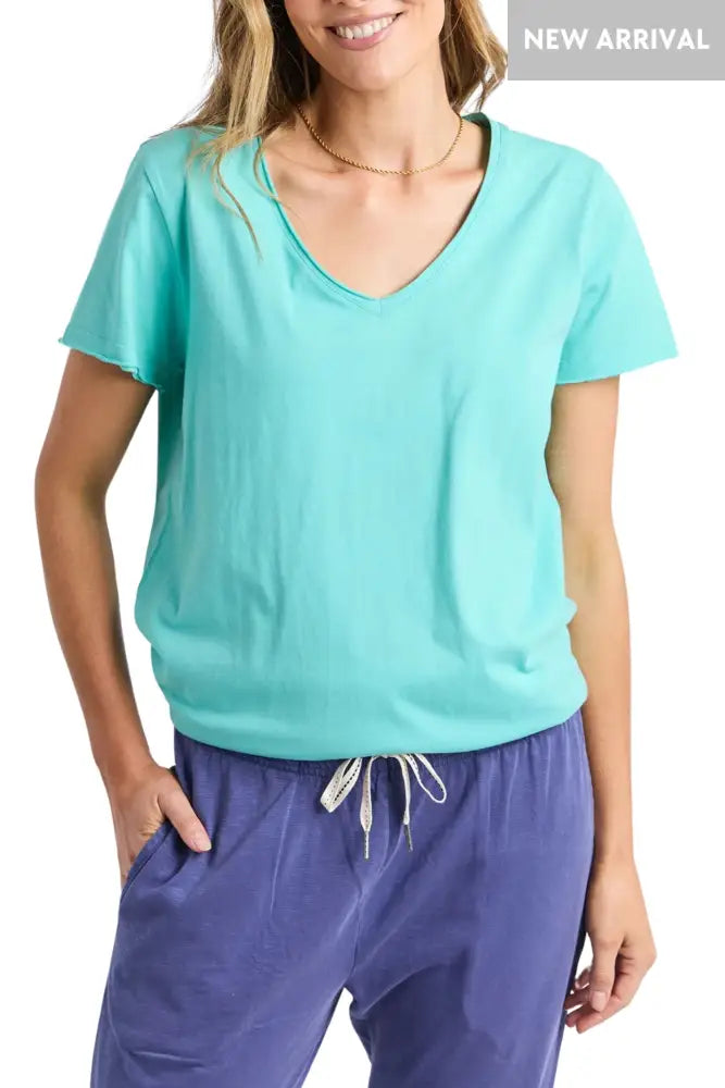 PIMA VEE TEE - 81X4476 8 / MINT T-SHIRT