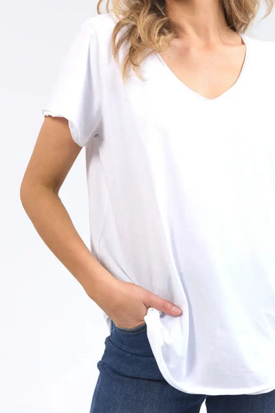 PIMA VEE TEE - 81X4476 T-SHIRT