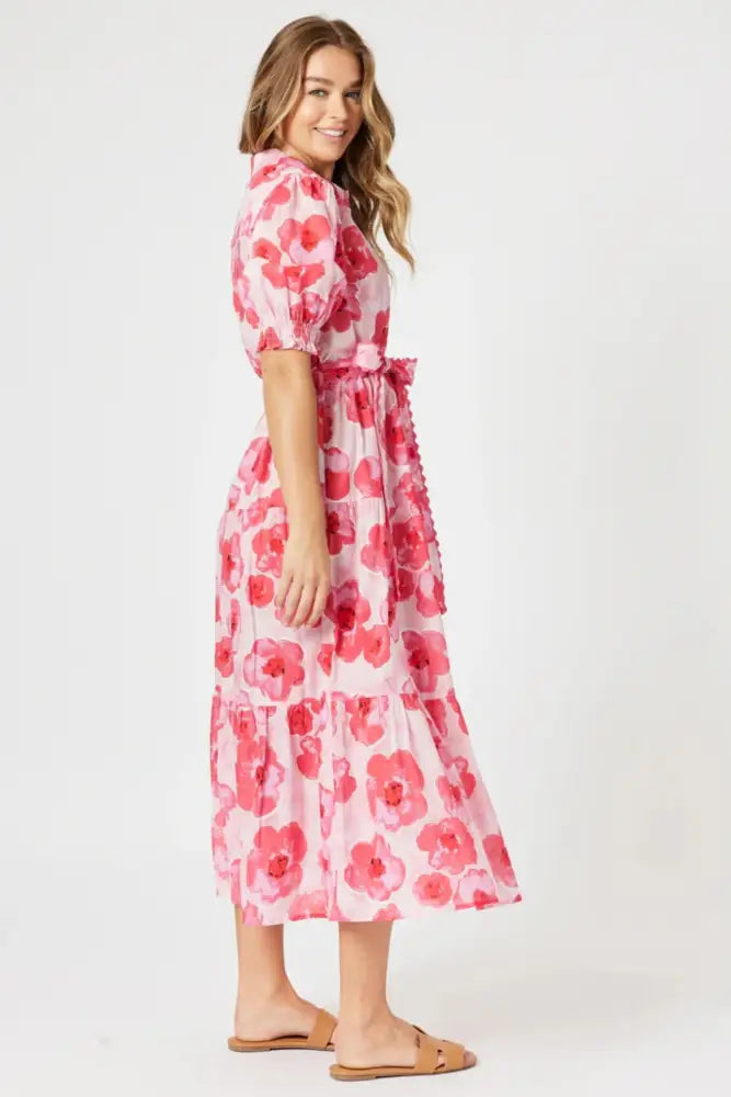 PINK POPPIES DRESS - 48374T DRESS