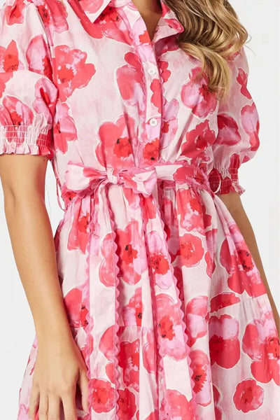 PINK POPPIES DRESS - 48374T DRESS