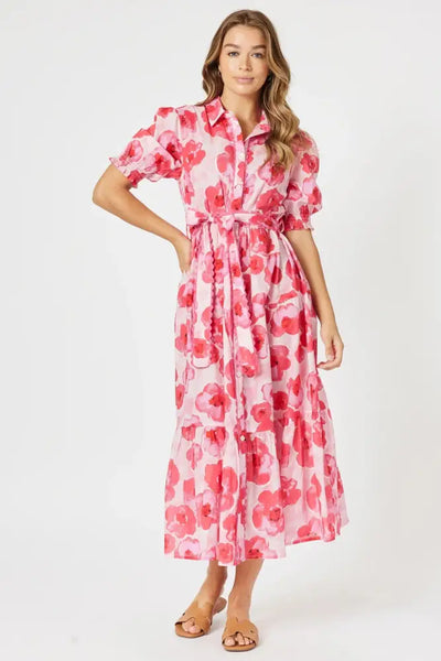 PINK POPPIES DRESS - 48374T DRESS