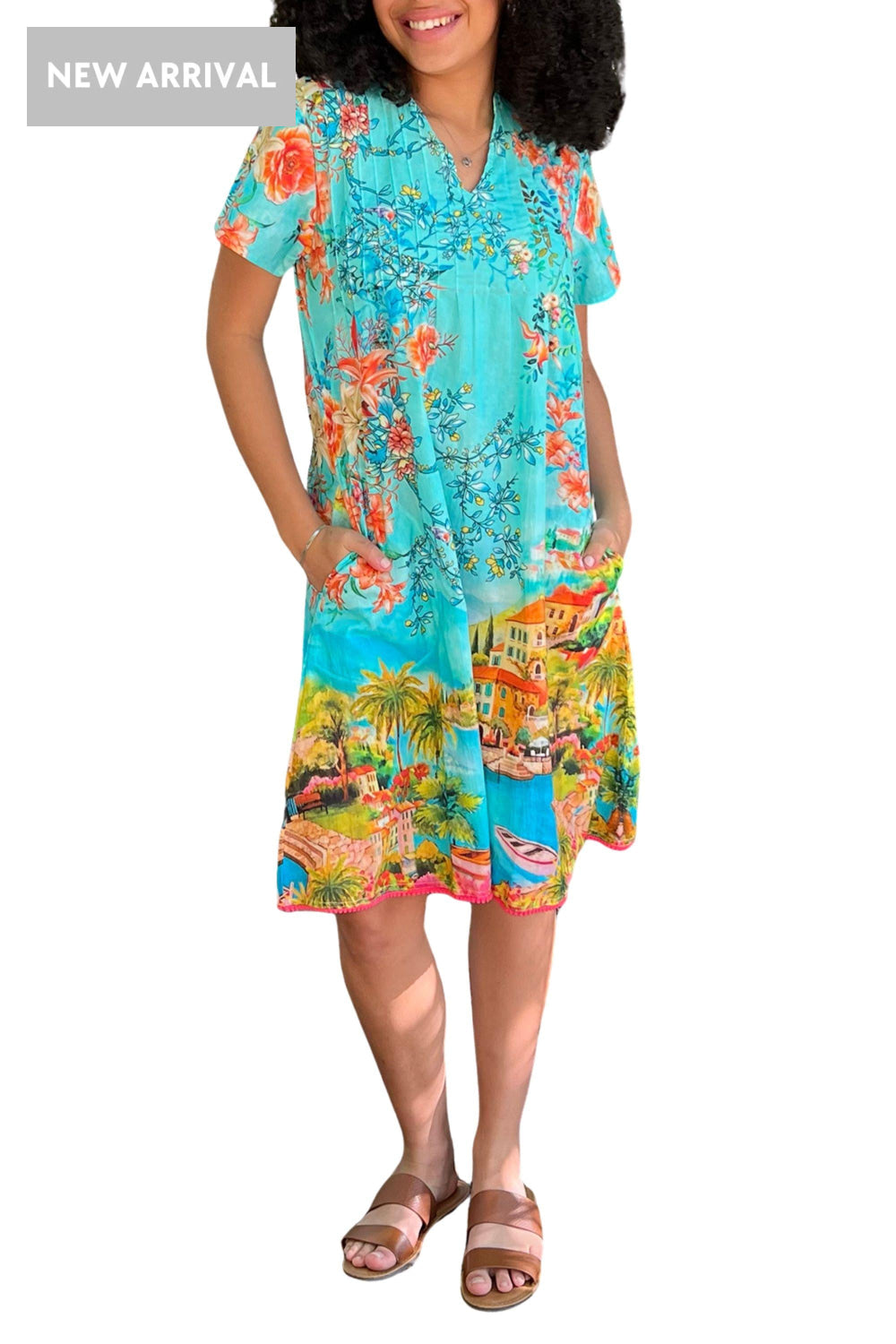 PINTUCK DRESS - SDR-1768 S / COMO DRESS