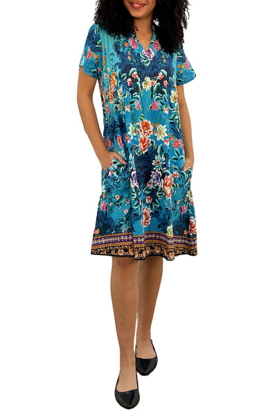 PINTUCK DRESS - SDR-1768 S / GARDEN DRESS