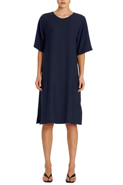 PLAZA DRESS - F673004 6 / NAVY DRESS