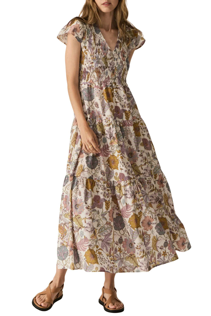 POL CLOTHING DRESS MARLA SHIRRED DRESS - PP5570A