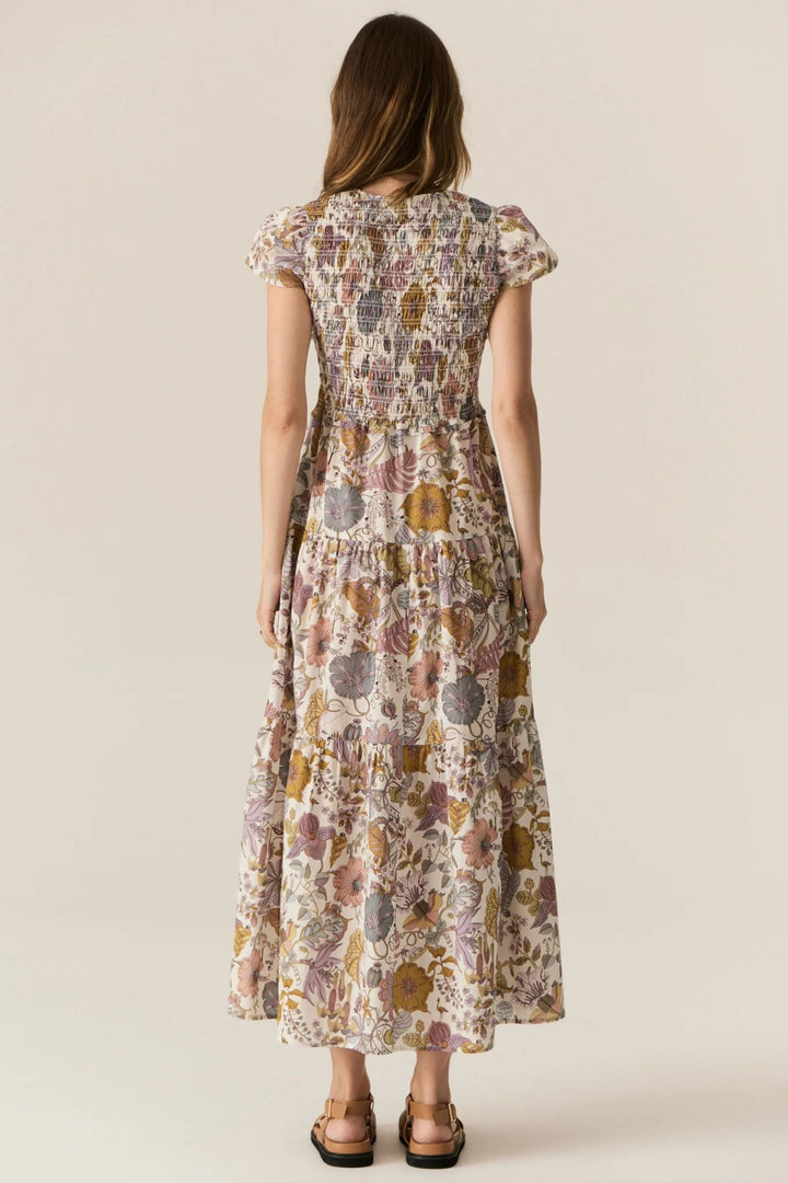 POL CLOTHING DRESS MARLA SHIRRED DRESS - PP5570A
