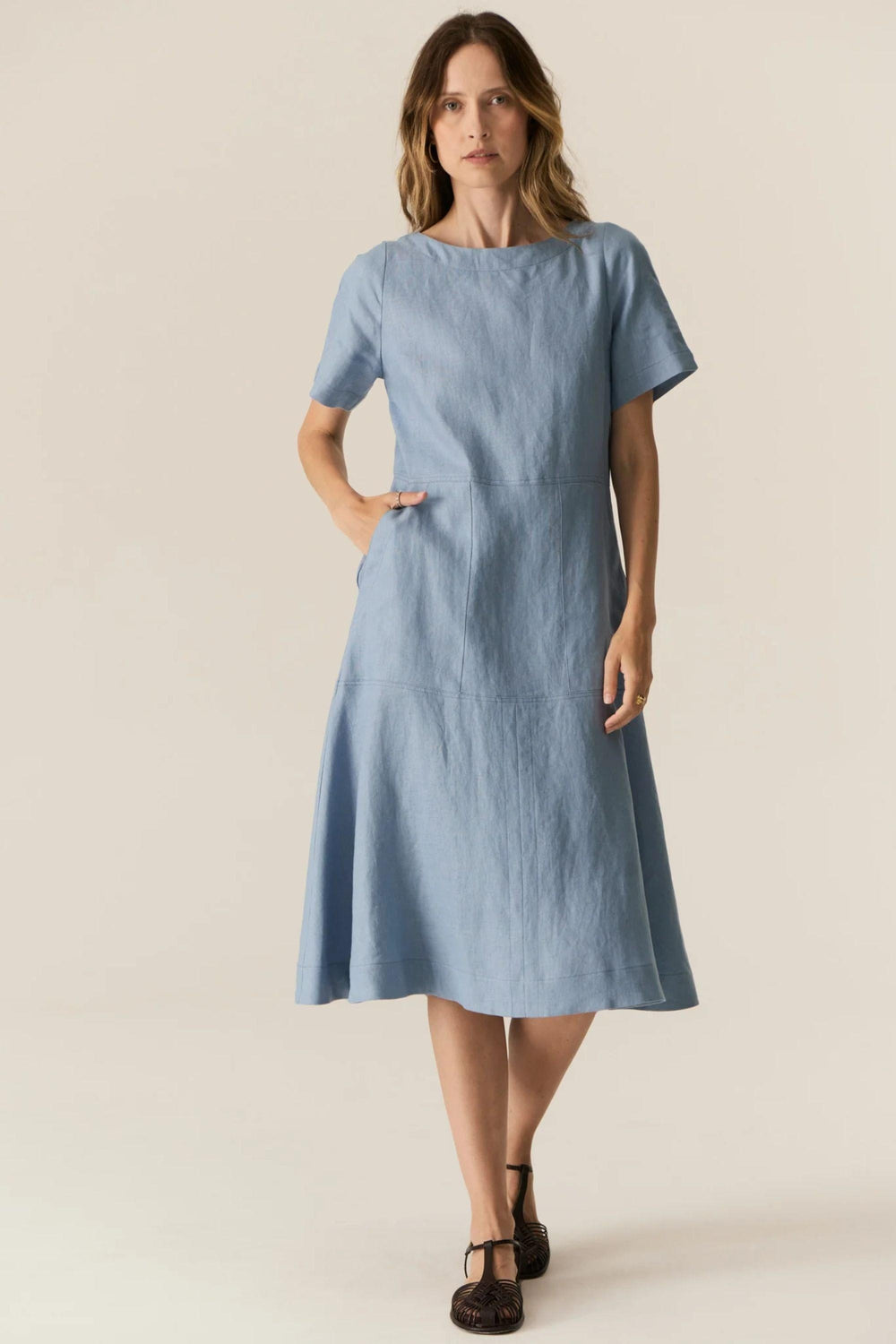 POL CLOTHING DRESS SAGA POCKET DRESS - PP5564